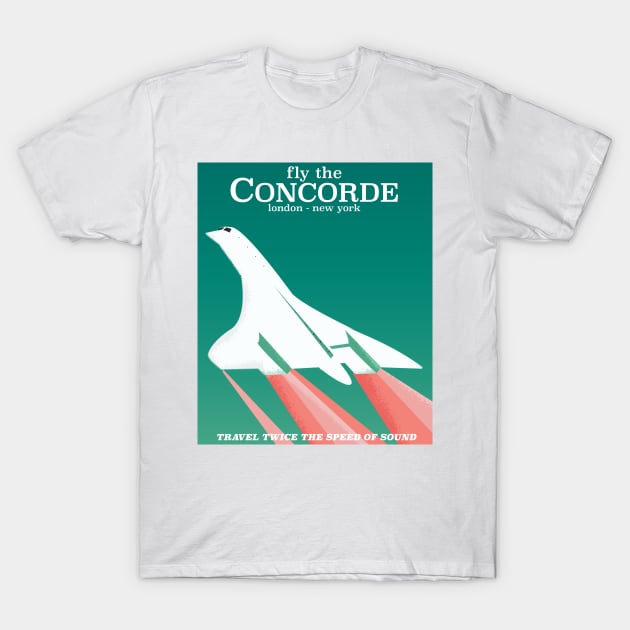 Fly the Concorde T-Shirt by nickemporium1